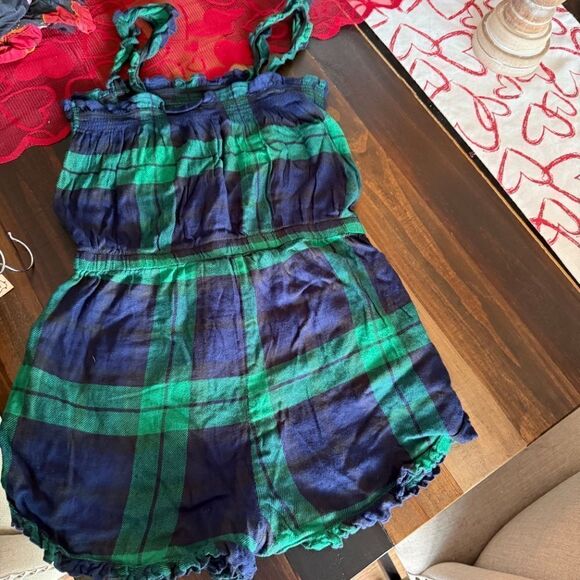AERIE FLANNEL ROMPER NWT - Picture 6 of 6